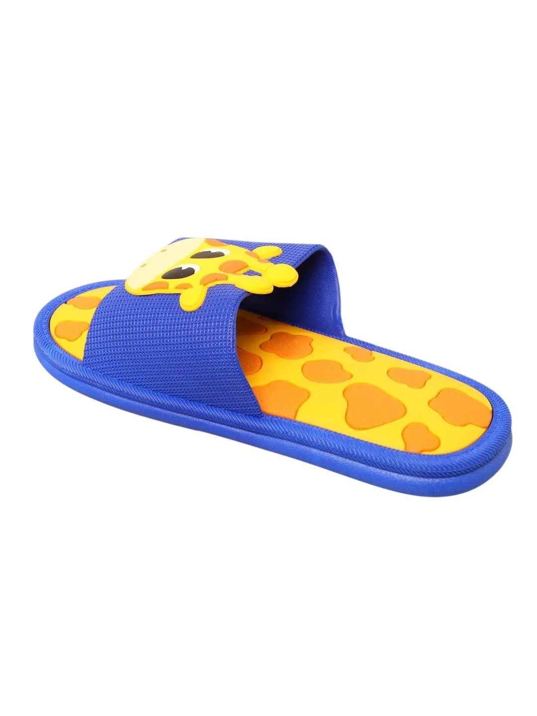 Kids' Safari Adventure Giraffe Themed Slides in Sunny Yellow