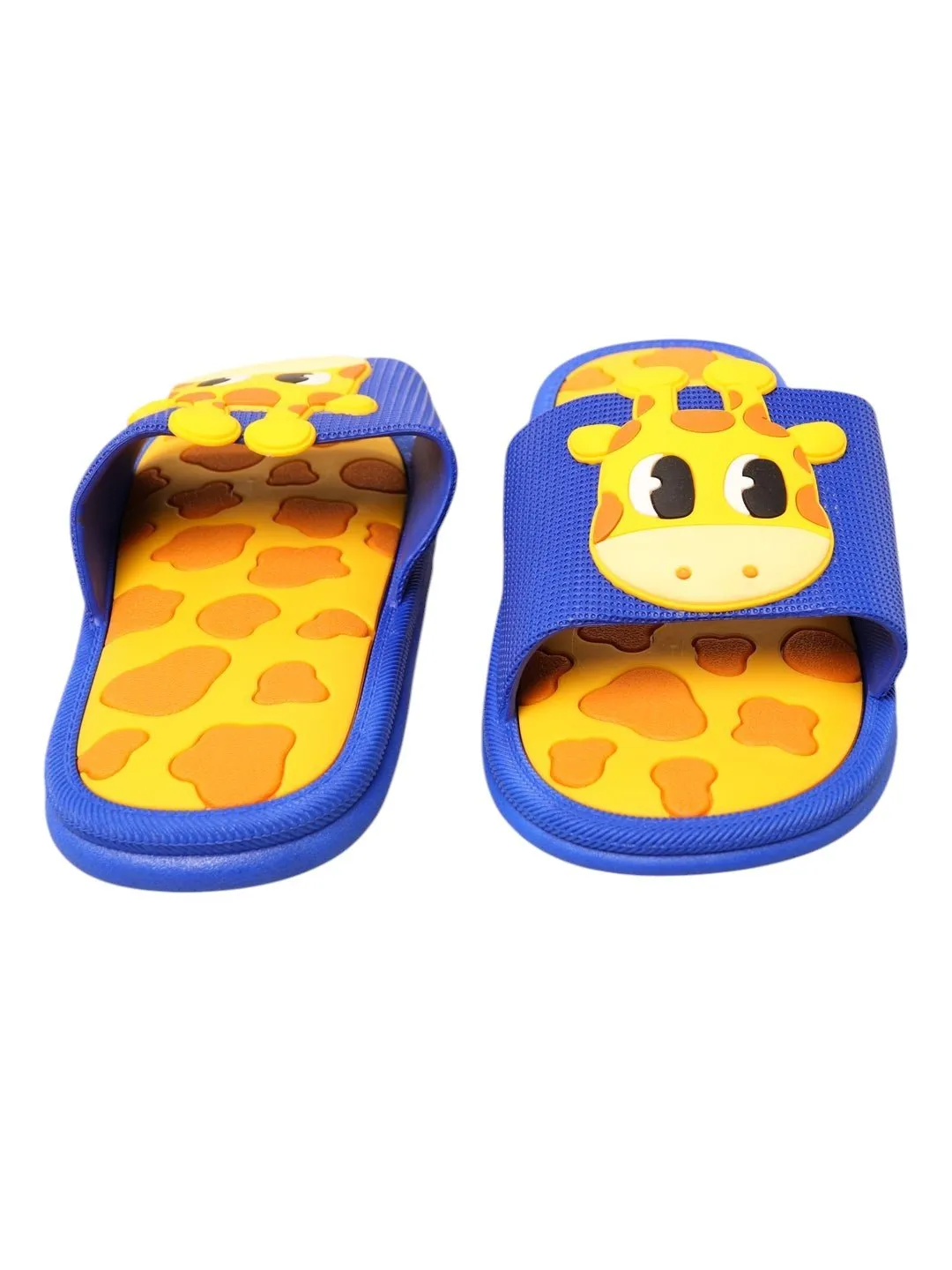 Kids' Safari Adventure Giraffe Themed Slides in Sunny Yellow