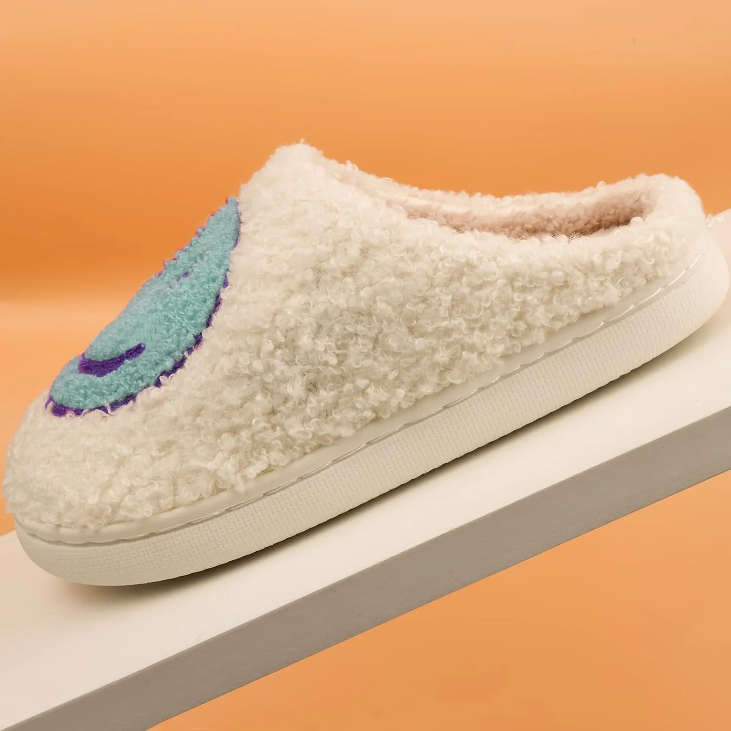 Kids Slippers丨Boys Girls Soft Plush Comfy Warm House Slippers丨Winter Indoor Outdoor Non-slip Fuzzy Flat Slides丨Slip-on Shoes