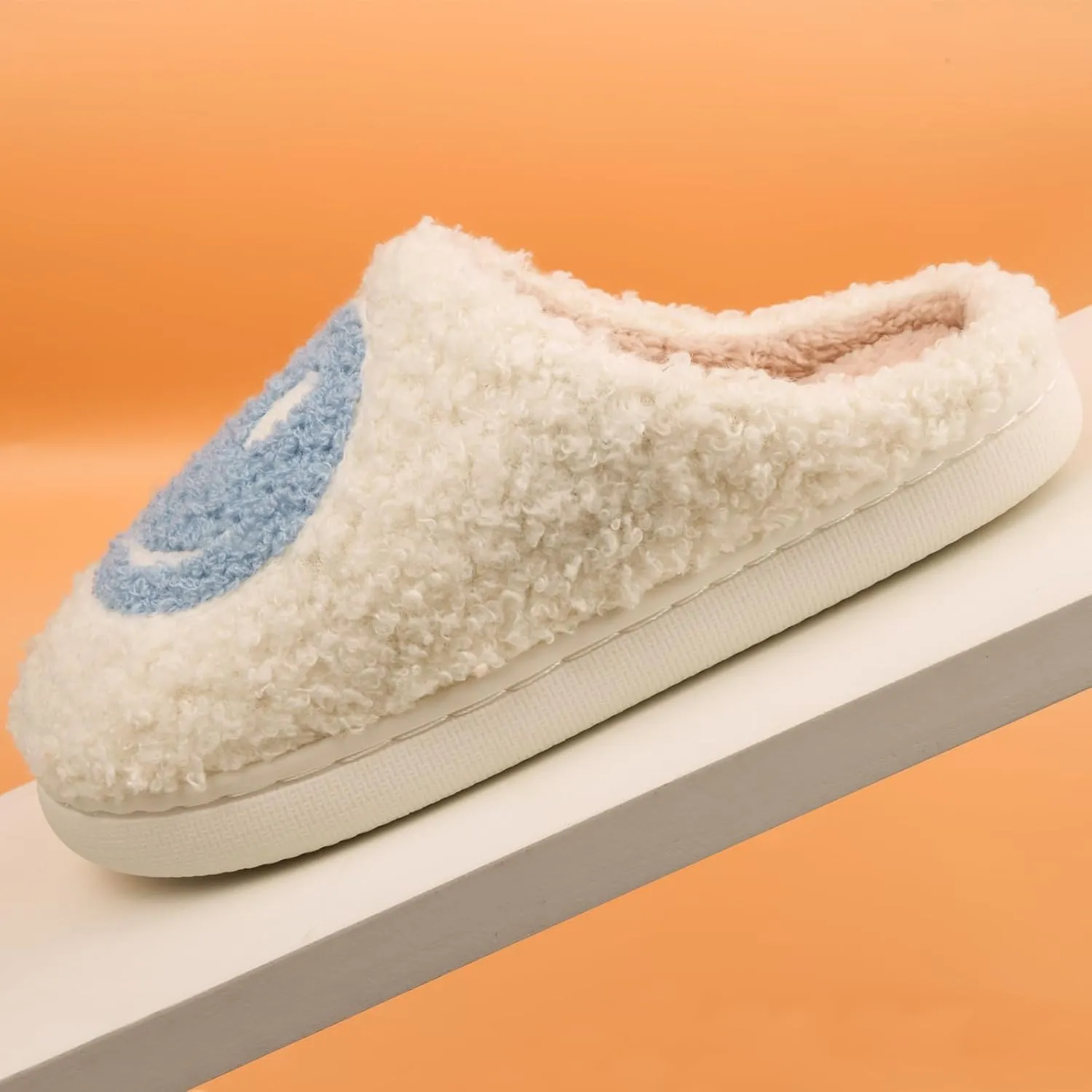 Kids Slippers丨Boys Girls Soft Plush Comfy Warm House Slippers丨Winter Indoor Outdoor Non-slip Fuzzy Flat Slides丨Slip-on Shoes