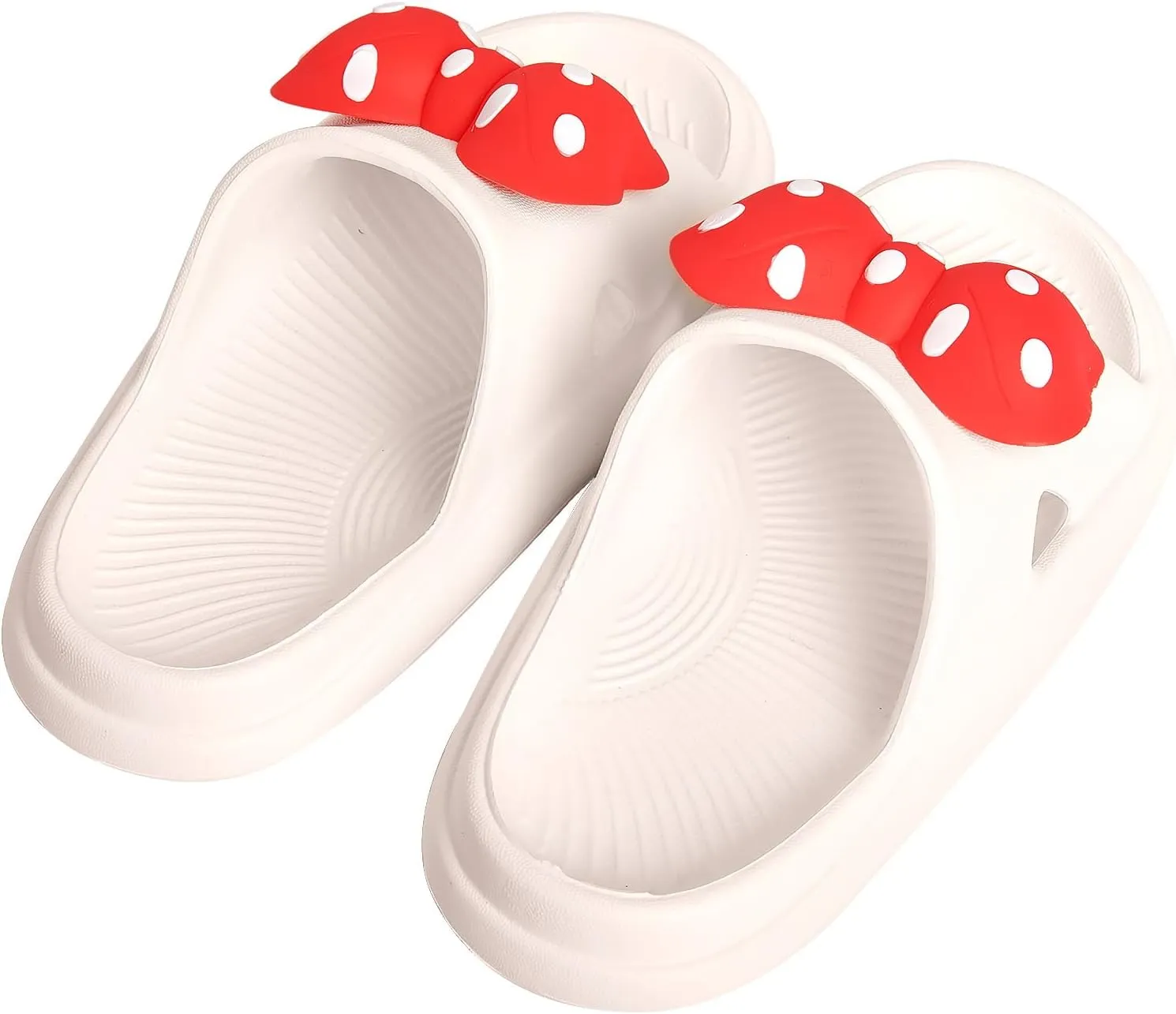 Knemksplanet Toddler Boys Girls Slippers Bunny Unicorn Pillow Sandals Summer Quick Dry Bathroom Slides Beach Water Non-Slip Kids Shower Shoes