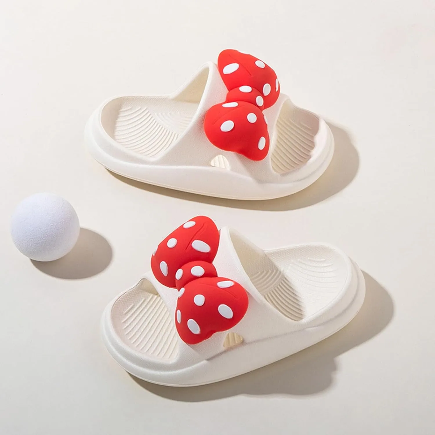 Knemksplanet Toddler Boys Girls Slippers Bunny Unicorn Pillow Sandals Summer Quick Dry Bathroom Slides Beach Water Non-Slip Kids Shower Shoes