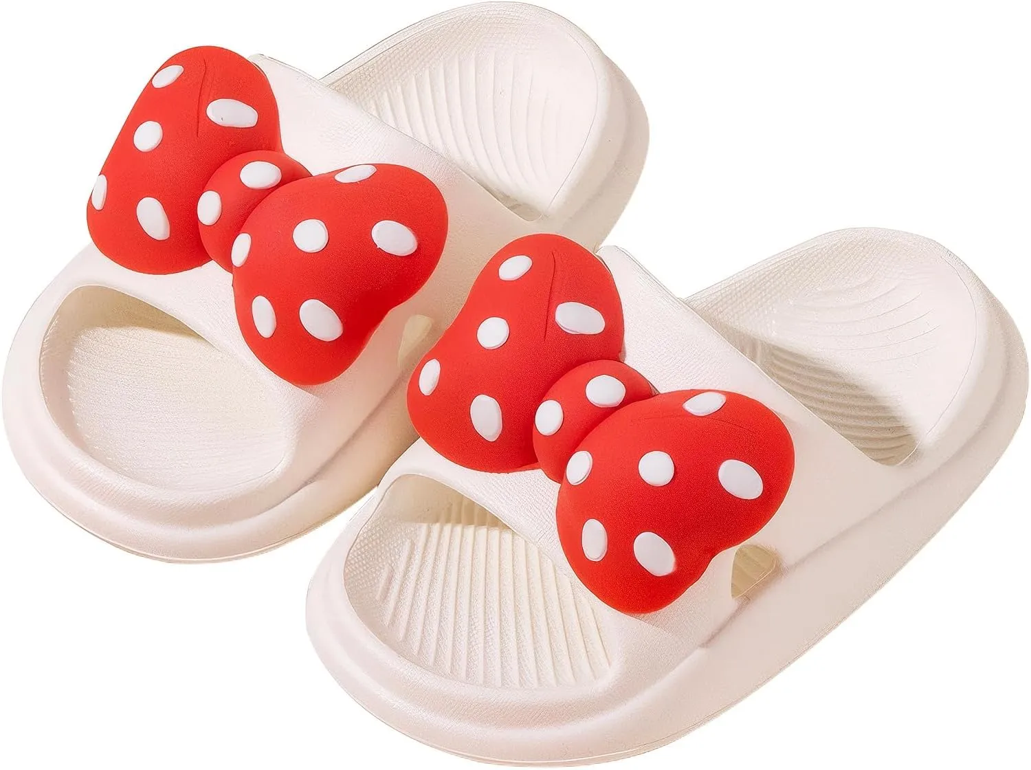 Knemksplanet Toddler Boys Girls Slippers Bunny Unicorn Pillow Sandals Summer Quick Dry Bathroom Slides Beach Water Non-Slip Kids Shower Shoes