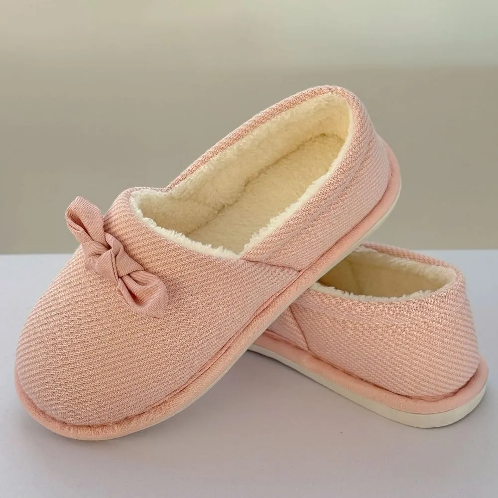 Korean Puffy All-Day Slip-on | Ins Y2K Trendy Home Shoes for Every Scene | Ultra-Soft Cotton Lining & Kawaii Strips | Anti-Slip Sole Slippers for Bathroom Safety | OOTD | Unique Gift for Girls & Women