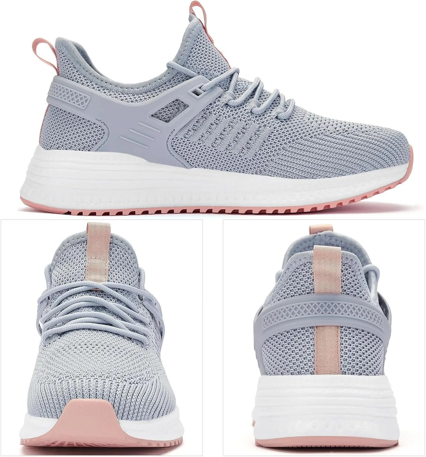 KPP Walking Shoes Sneakers for Women - Running Tennis Gym Workout Athletic Slip On Memory Foam Lightweight Comfort Breathable Work Shoes