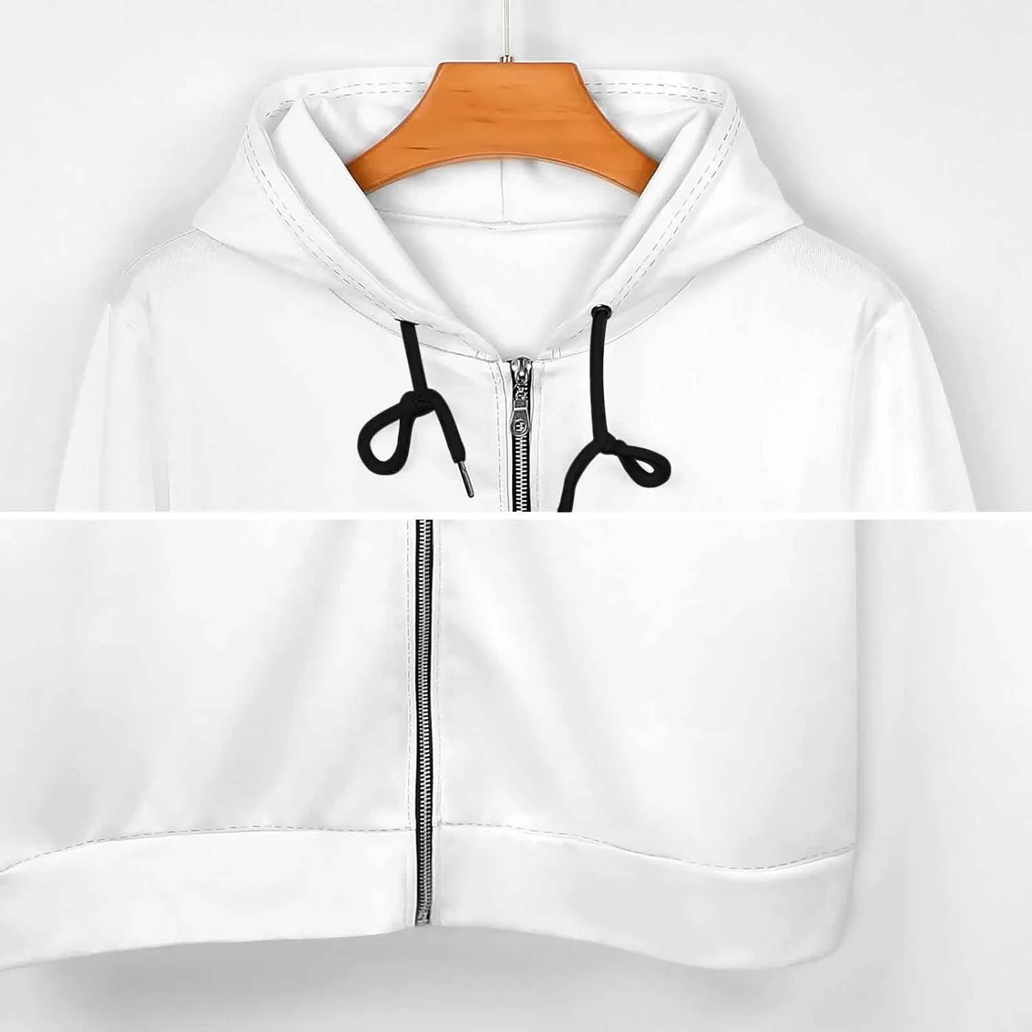 Ladybug Long Sleeve Hoodie Women Zip Up Hoodies Knee Length Tunic Sweatshirt Jackets Casual Loose Hoode Coat