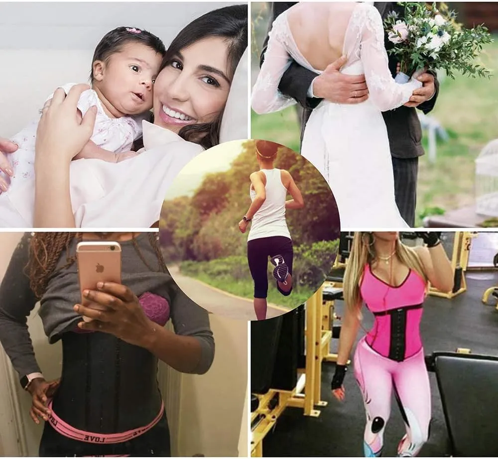 Latex Corset Waist Trainer for Women Fajas Colombianas Tummy Control Body Shaper