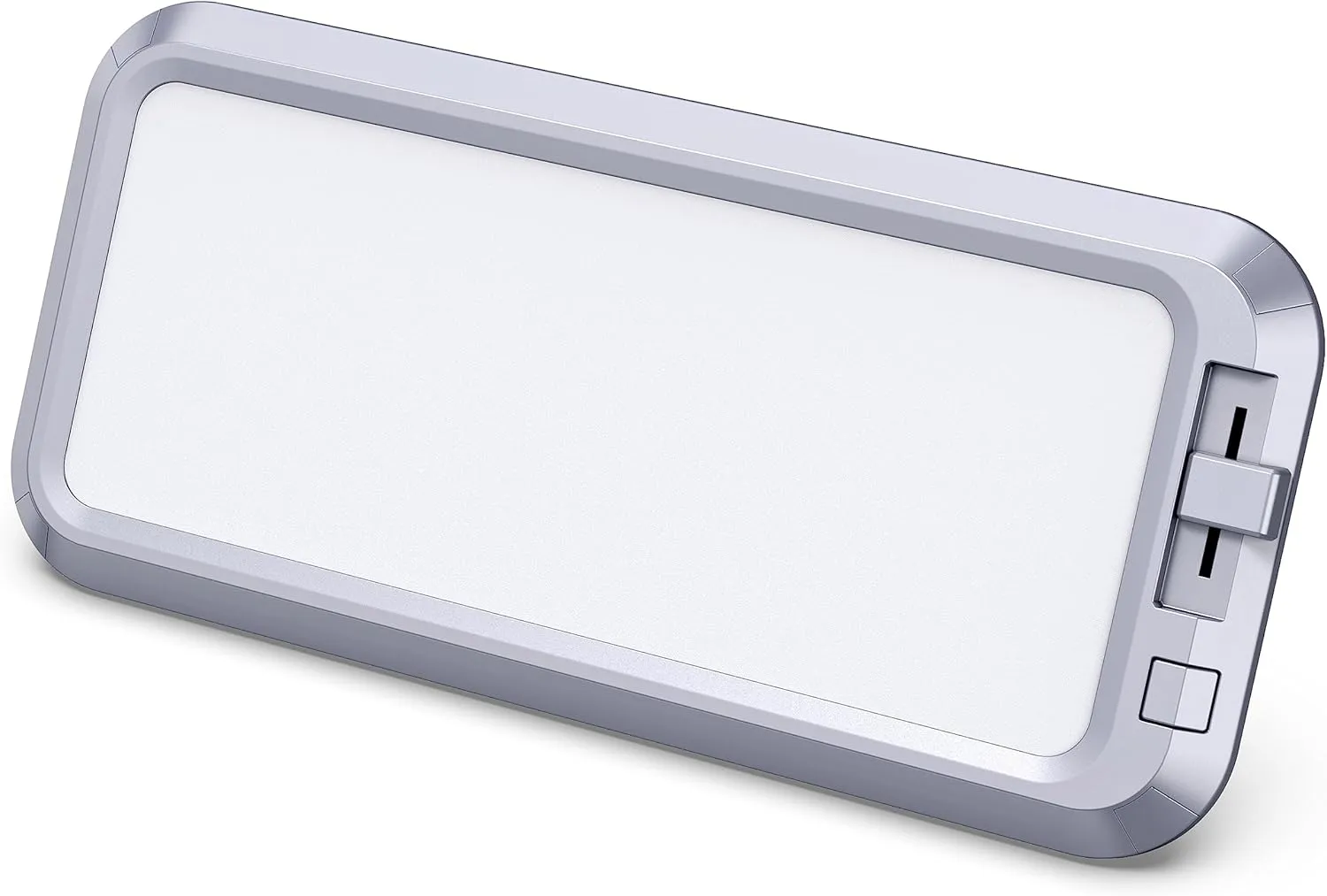 Leisure LED RV LED Ceiling Light 11" x 5" Fixture 700 Lumen with Slide Dimmer Switch Interior Lighting for Car/RV/Trailer/Camper/Boat DC 12V 3000-6000K (1 Pack)