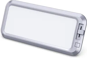 Leisure LED RV LED Ceiling Light 11" x 5" Fixture 700 Lumen with Slide Dimmer Switch Interior Lighting for Car/RV/Trailer/Camper/Boat DC 12V 3000-6000K (1 Pack)