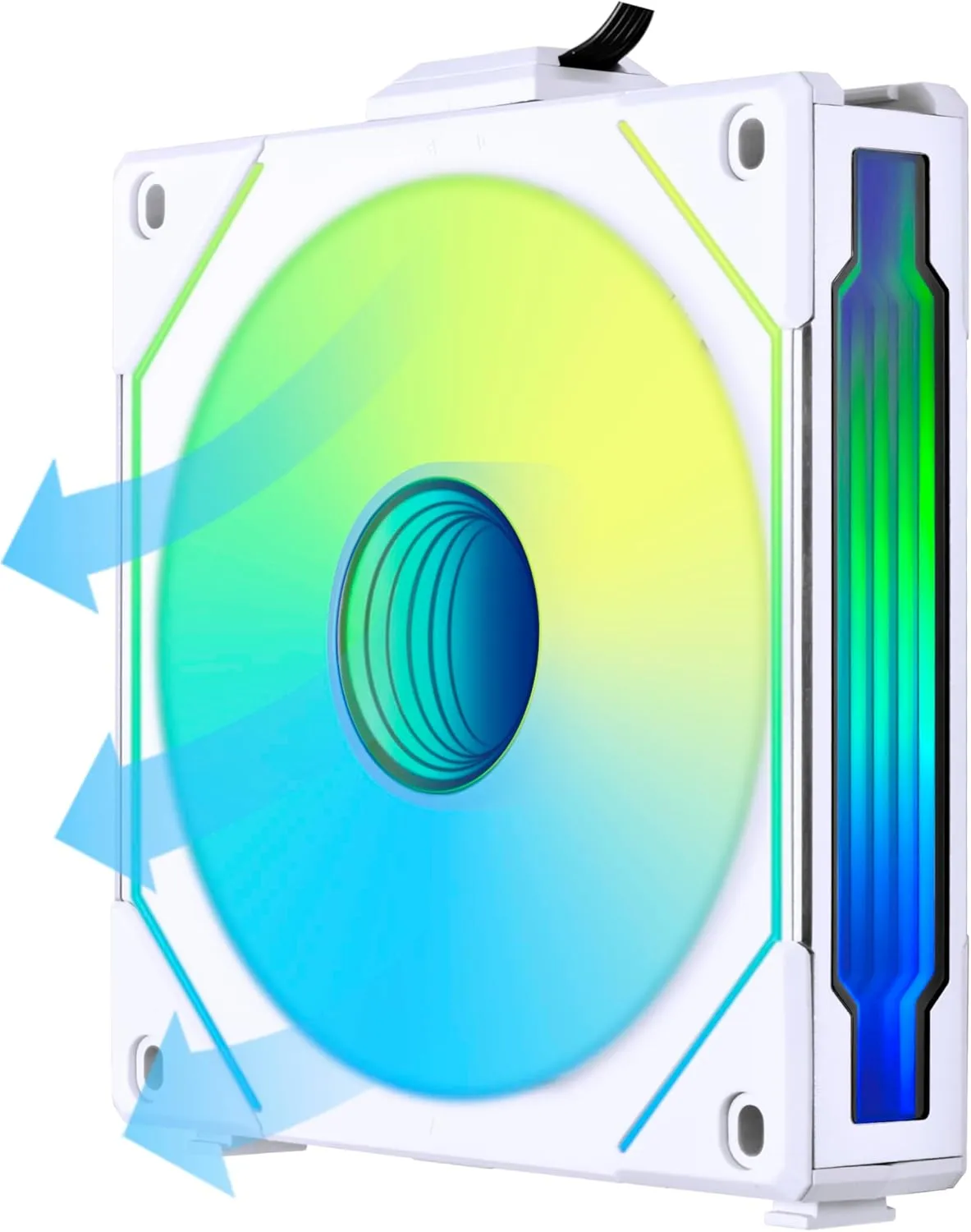 Lian Li UNI Fan SL-Infinity 120 RGB Triple Pack White with Controller and SL Infinity 120 Reverse Blade White Single Pack