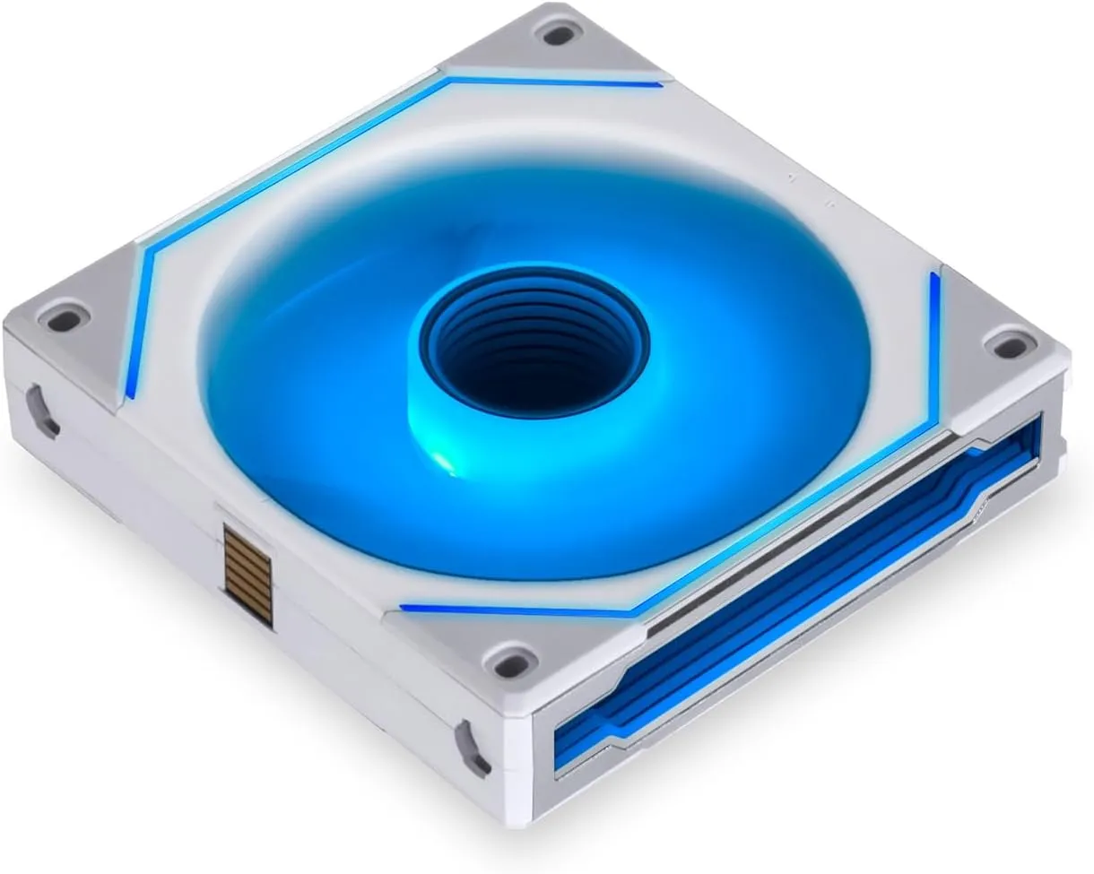 Lian Li UNI Fan SL-Infinity 120 RGB Triple Pack White with Controller and SL Infinity 120 Reverse Blade White Single Pack