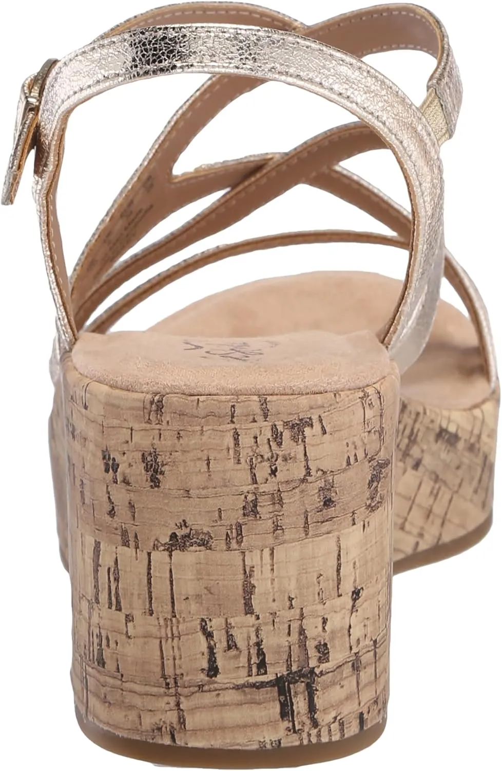 LifeStride Women's Bailey Strappy Platform Wedge Sandals