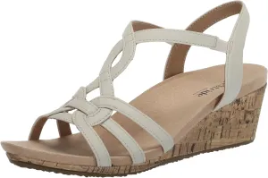 LifeStride Women's Monaco 2 Strappy Wedge Sandals