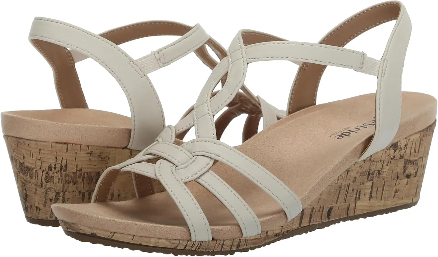 LifeStride Women's Monaco 2 Strappy Wedge Sandals