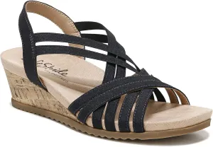 LifeStride Women's Stellar Strappy Cork Wedge Sandal