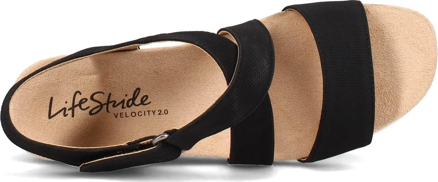 Lifestride Women's Women's Sincere Wedge Sandal