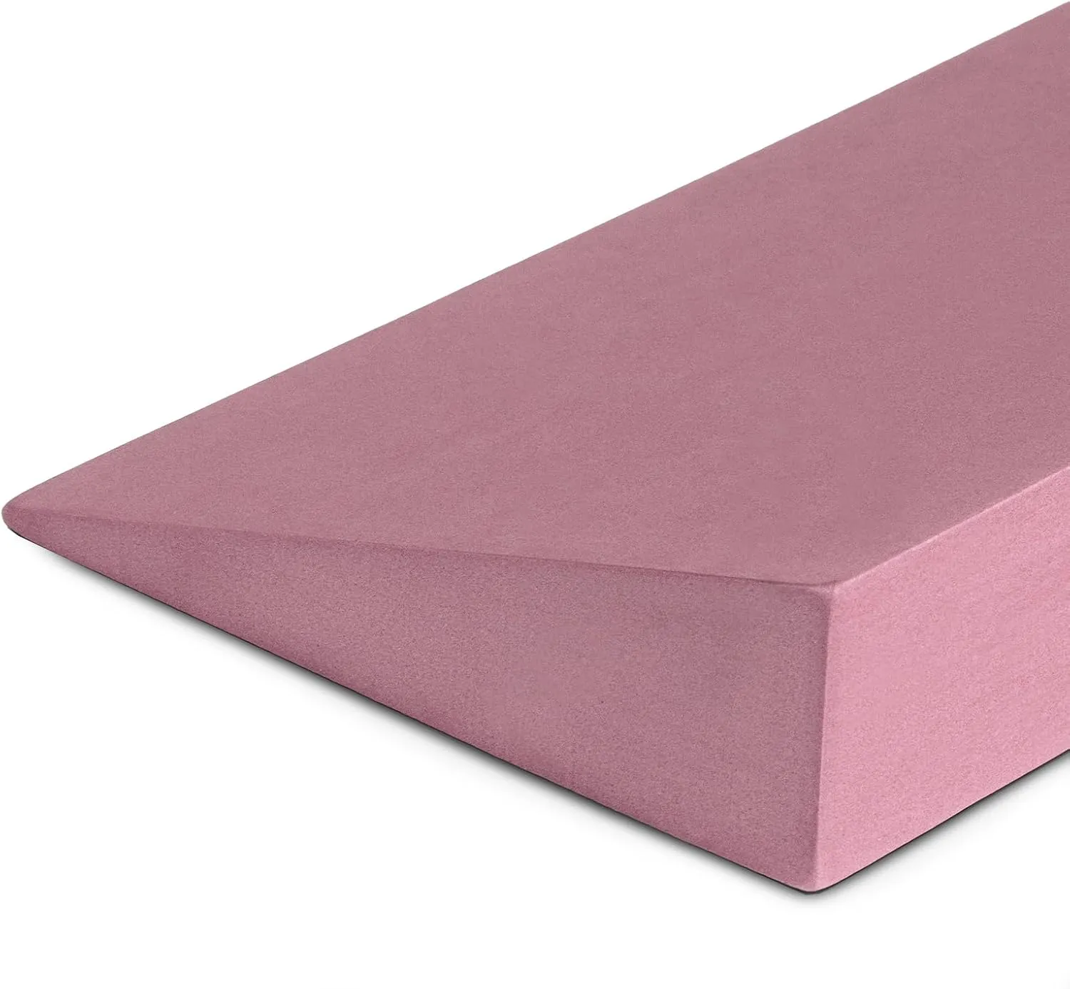 Lightweight EVA Non-Slip Slanting Yoga Pilates Wedge | Sports Wedge for Squats Pushups Pressups | Supportive Wedge Riser Block - 50 x 15 x 5cm