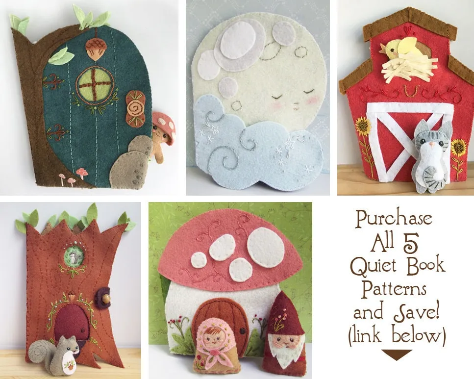 Little Milo's Dreamland Quiet Book Sewing Pattern