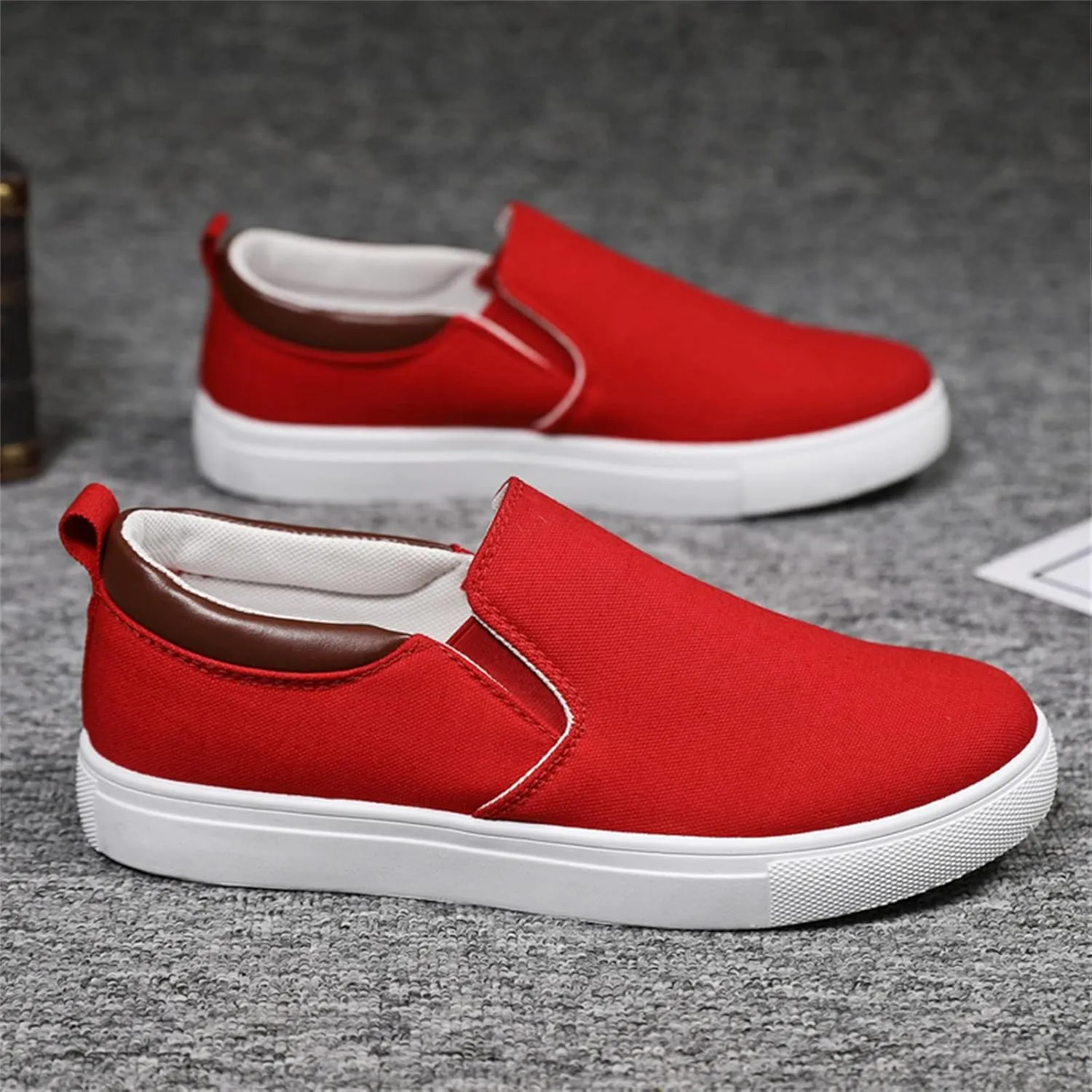Loafers for Men Casual Slip On Shoes Comfortable Boat Shoes Fashion Flat Walking Shoes with Anti Slip Sole