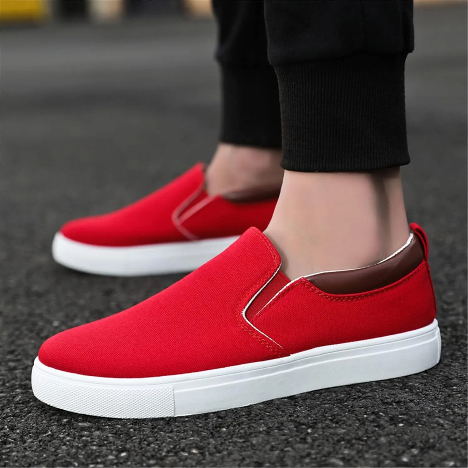 Loafers for Men Casual Slip On Shoes Comfortable Boat Shoes Fashion Flat Walking Shoes with Anti Slip Sole