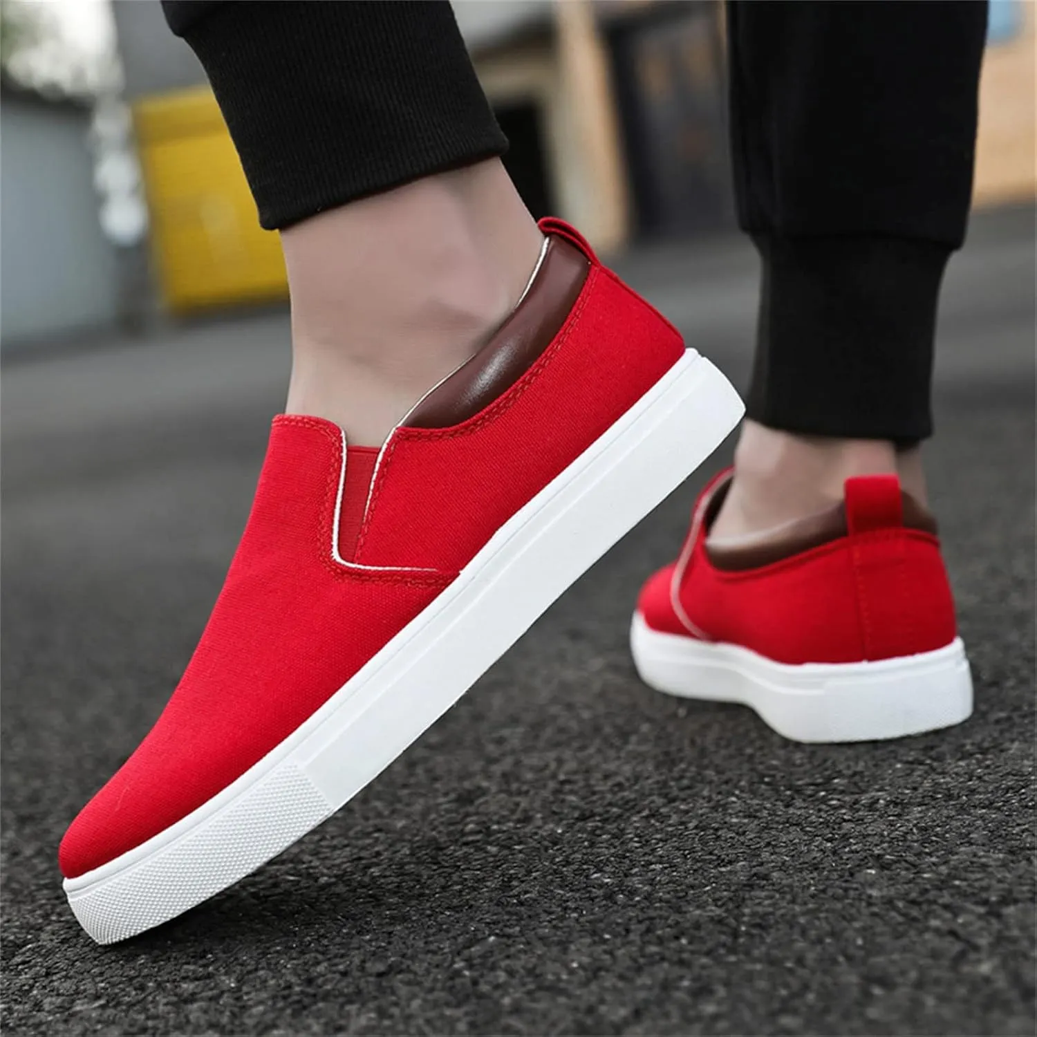 Loafers for Men Casual Slip On Shoes Comfortable Boat Shoes Fashion Flat Walking Shoes with Anti Slip Sole