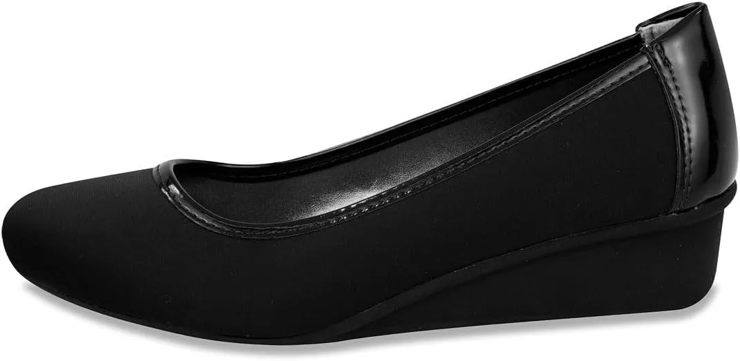 LONDON FOG Chester Neoprene Dress Wedge