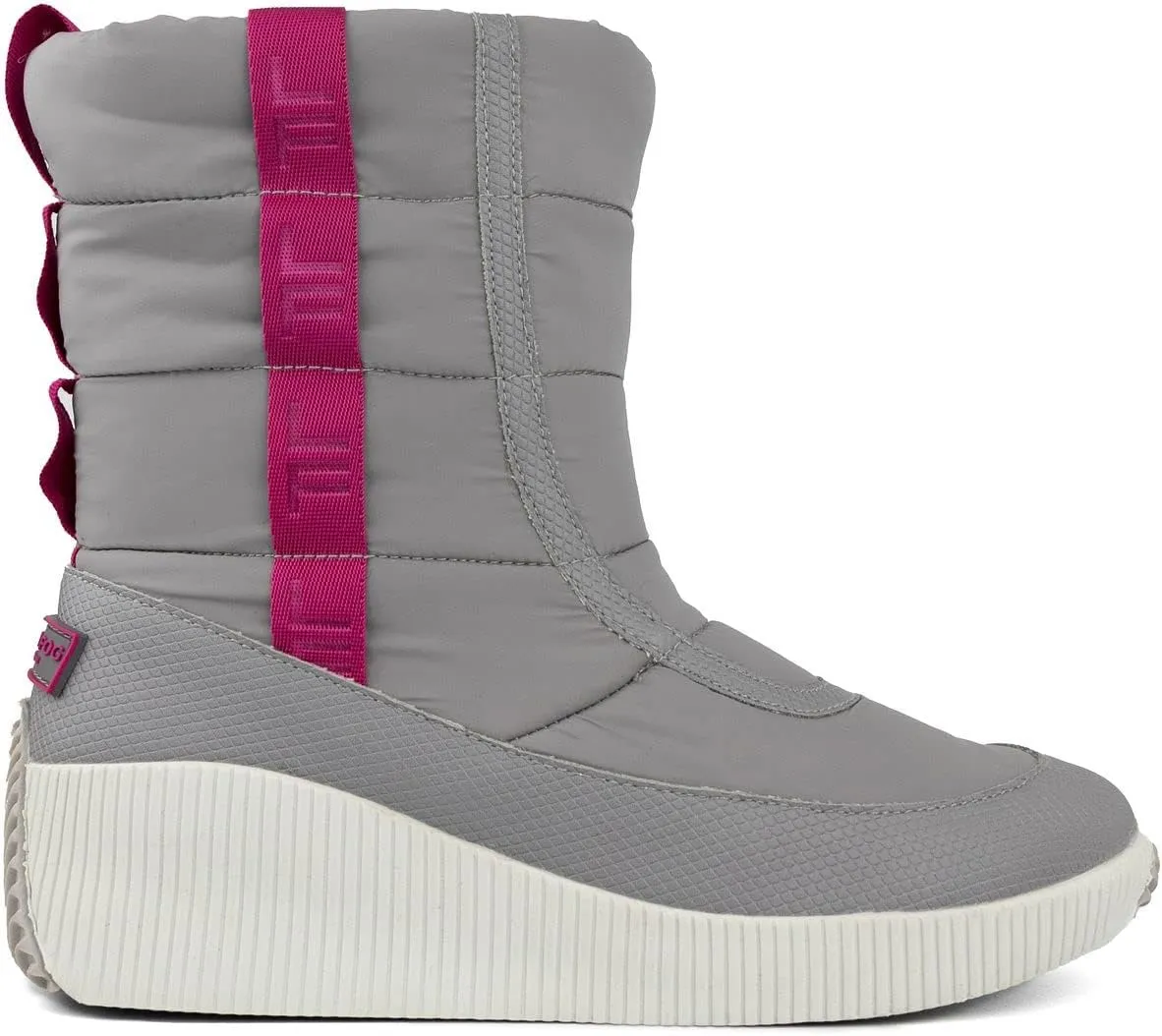 LONDON FOG Womens Chase Nylon Cold Weather Snow Boot Warm Lined Winter Boots