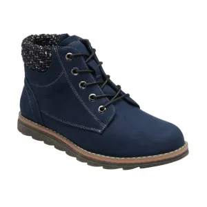 Lotus Drew Women's Lace / Zip Up Ankle Boot Navy