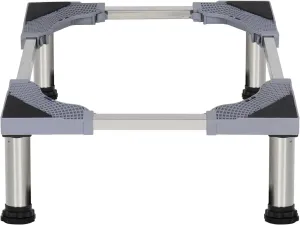 LUCKUP Washing Machine Stand Refrigerator Stand with 4 Heavy Duty Feet (Height: 9.4"-10.4") Washer Pedestal Adjustable Base for Washer and Dryer, Fridge, Max Load 330LB/150KG
