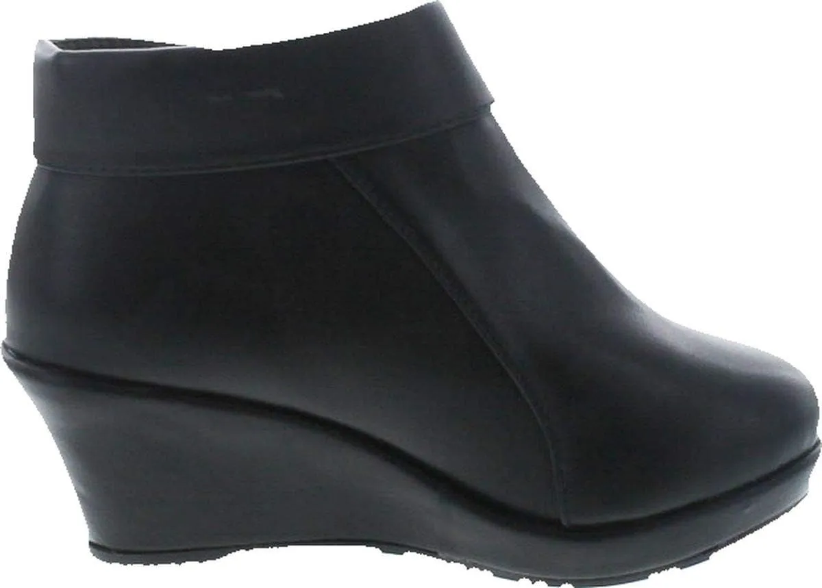 Lucky Top BESTON Stella-6K Girls Platform Wedge Fold Over Ankle Boots Booties