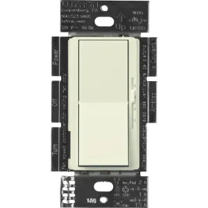 Lutron Diva 3-Speed Fan Control and Light Switch, Single-Pole/3-Way, 1.5A Fan/1A LED