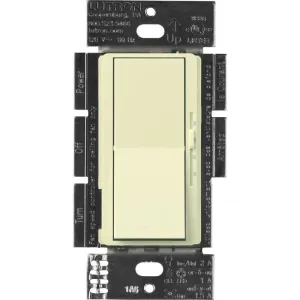 Lutron Diva 3-Speed Fan Control and Light Switch, Single-Pole/3-Way, 1.5A Fan/1A LED