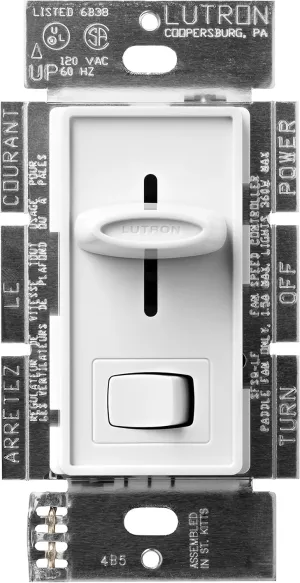 Lutron Electronics SFSQ-LF-WH Skylark Fan Control, White