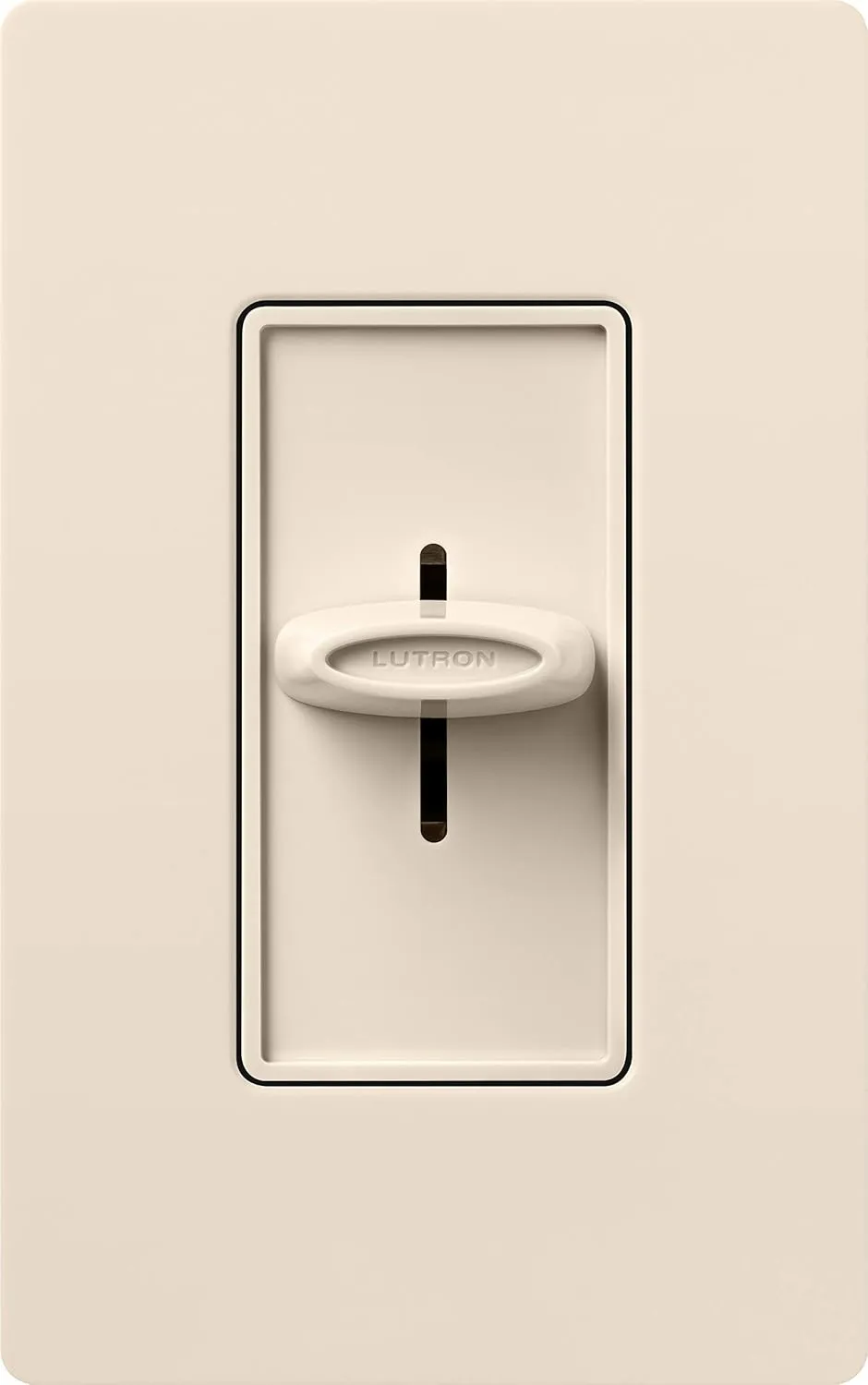 Lutron SFSQ-F-LA Skylark 1.5-Amp Single Pole Slide-To-Off 3-Speed Fan Control, Light Almond