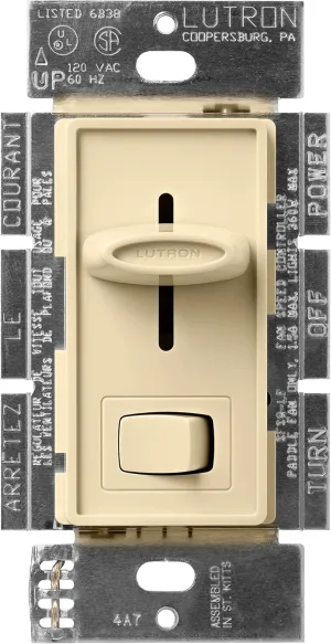 Lutron SFSQ-LF-IV Slide Fan Speed and Light Control, Ivory