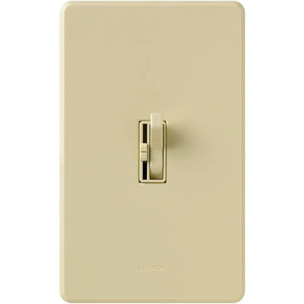 Lutron Toggler 3 Speed Fan Control, 1.5-A Single Pole/3-Way TGFSQ-FH-IV, Ivory