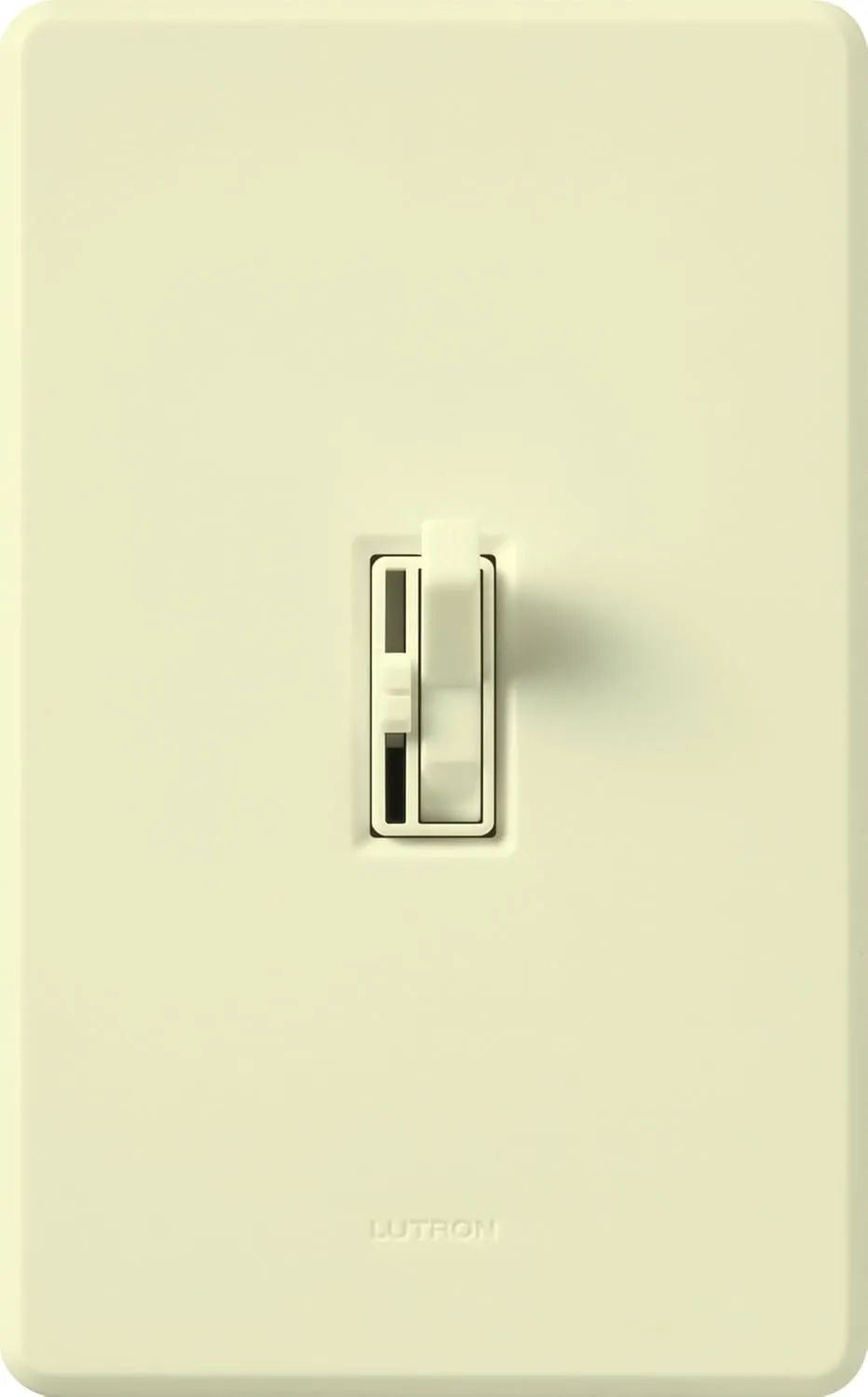 Lutron Toggler Quiet 3-Speed Slide-To-Off Fan Control, 1.5-Amp, Single-Pole/3-Way, AYFSQ-F-LA, Light Almond