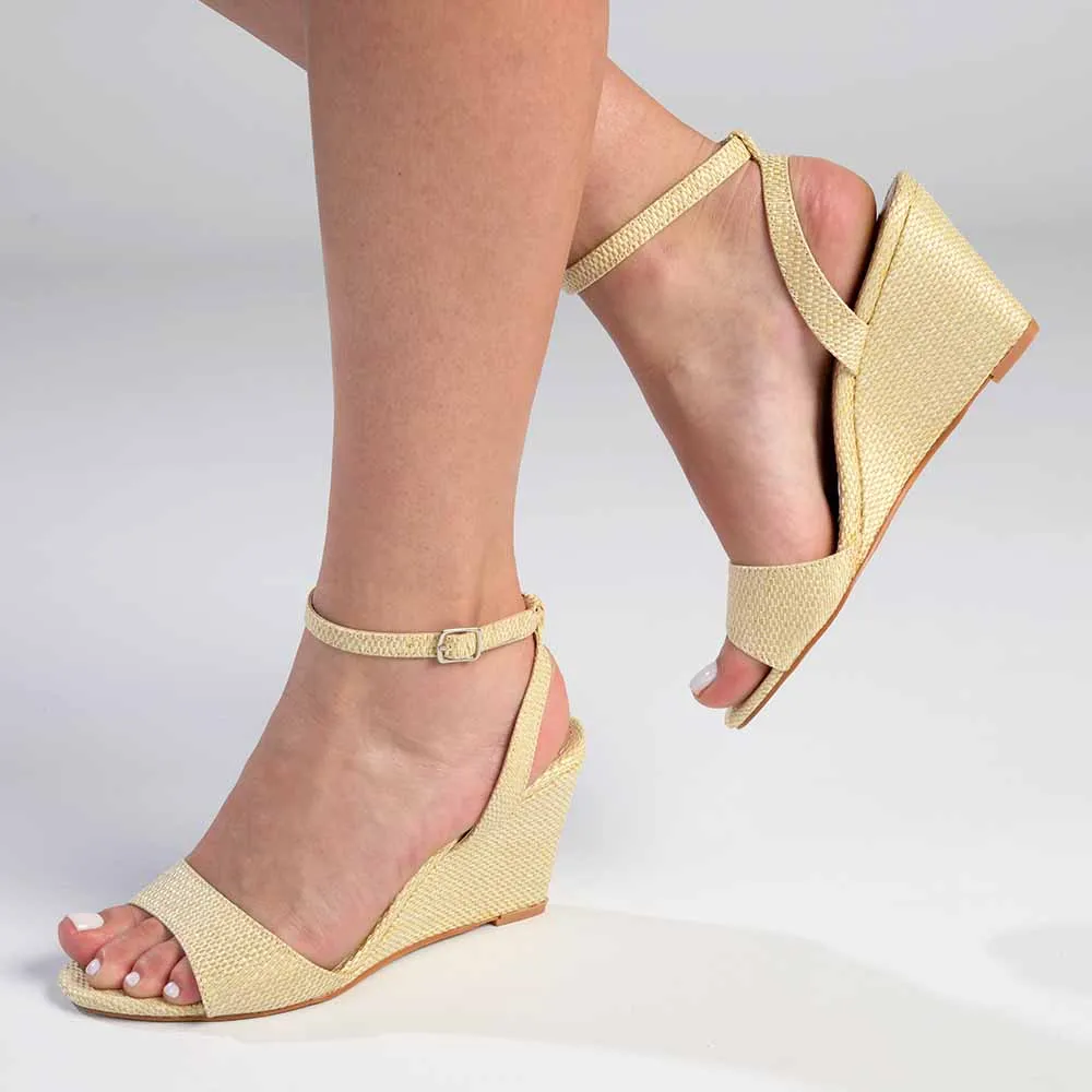 Madison Lakelynn Wedge - Natural