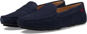 Marc Joseph New York Women's Naples Loafer, Navy Nobuck, 8