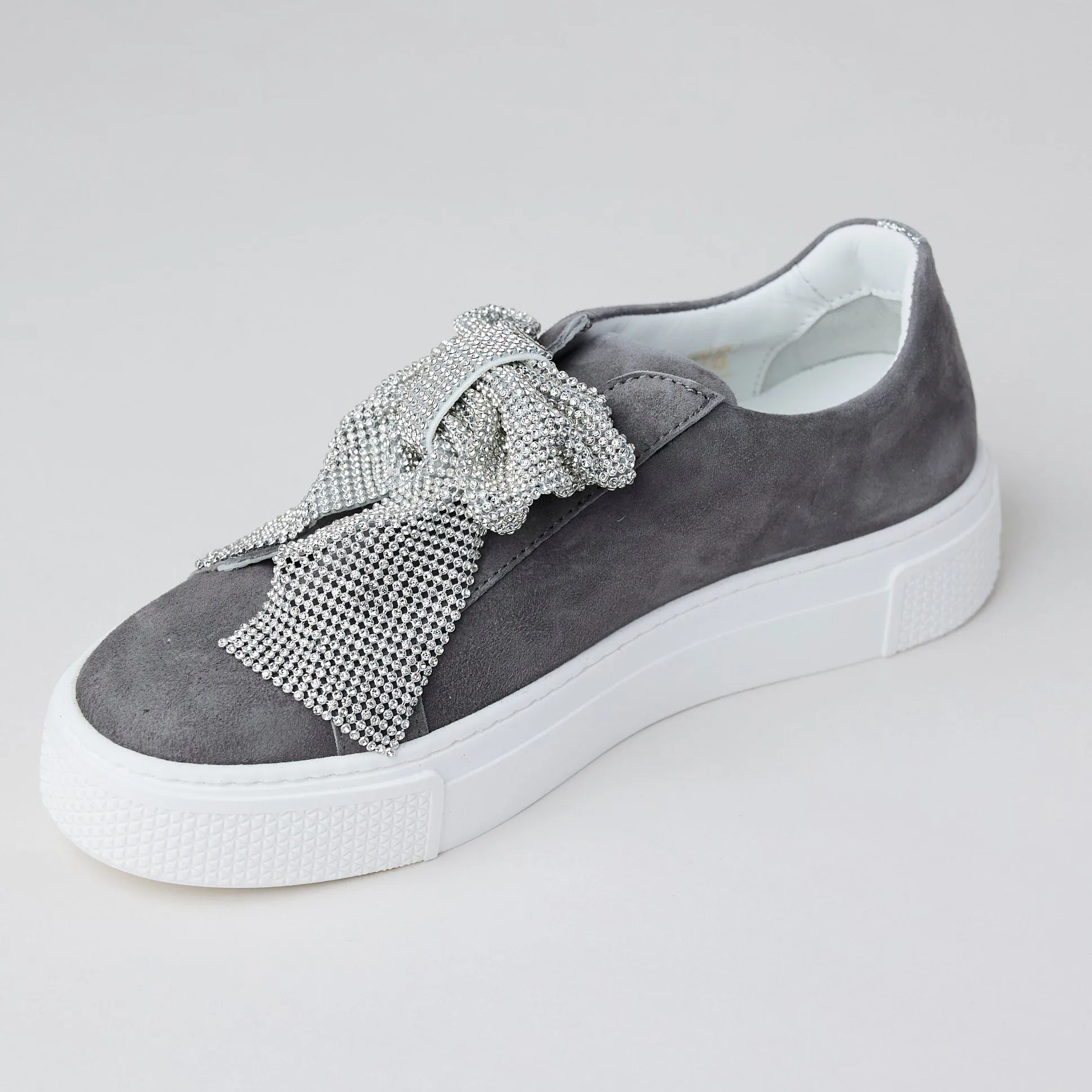 Marco Moreo Grey Suede Leather Slip-On Shoes