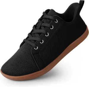 Men's Barefoot Shoes Minimalist Slip on Cross-Trainer Shoes Wide Toe Walking Shoes Zero Drop Sole Trail Running Sneakers Gym Workout Casual