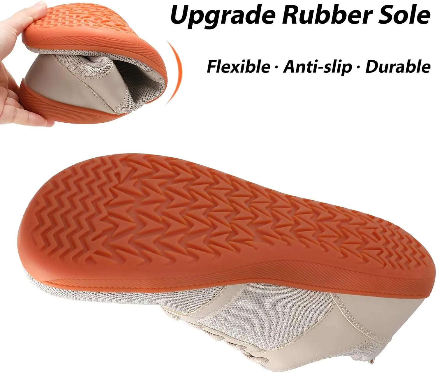 Men's Barefoot Shoes Wide Toe Walking Shoes Minimalist Cross-Trainer Shoes Zero Drop Sole Breathable Trail Running Sneakers