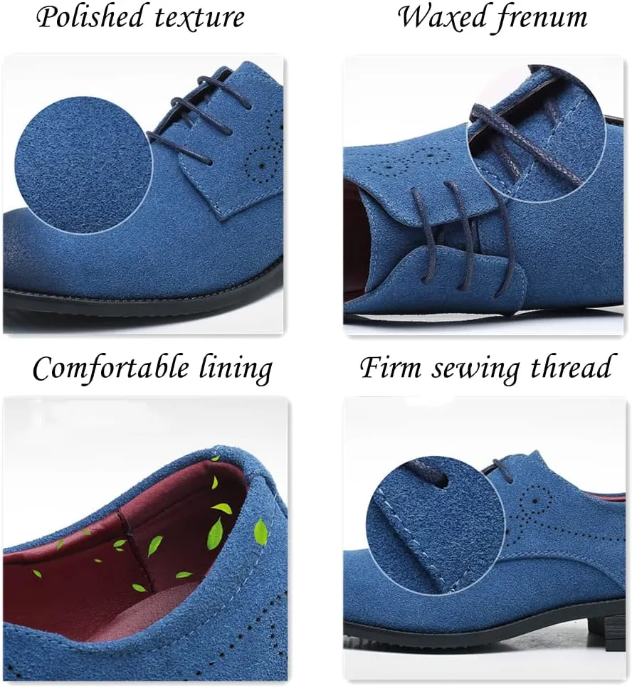 Mens Casual Oxford Business Dress Shoes Leather Slip-on Loafer for Men Walking Driving Office Outdoor Penny Oxfords Comfort Fashion Leisure Breathable Stylish Loafers