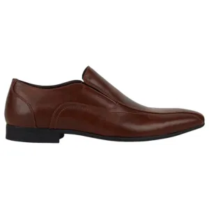 Mens Jm Julius Marlow Orlando Mocha Work Slip On Formal Dress Shoes