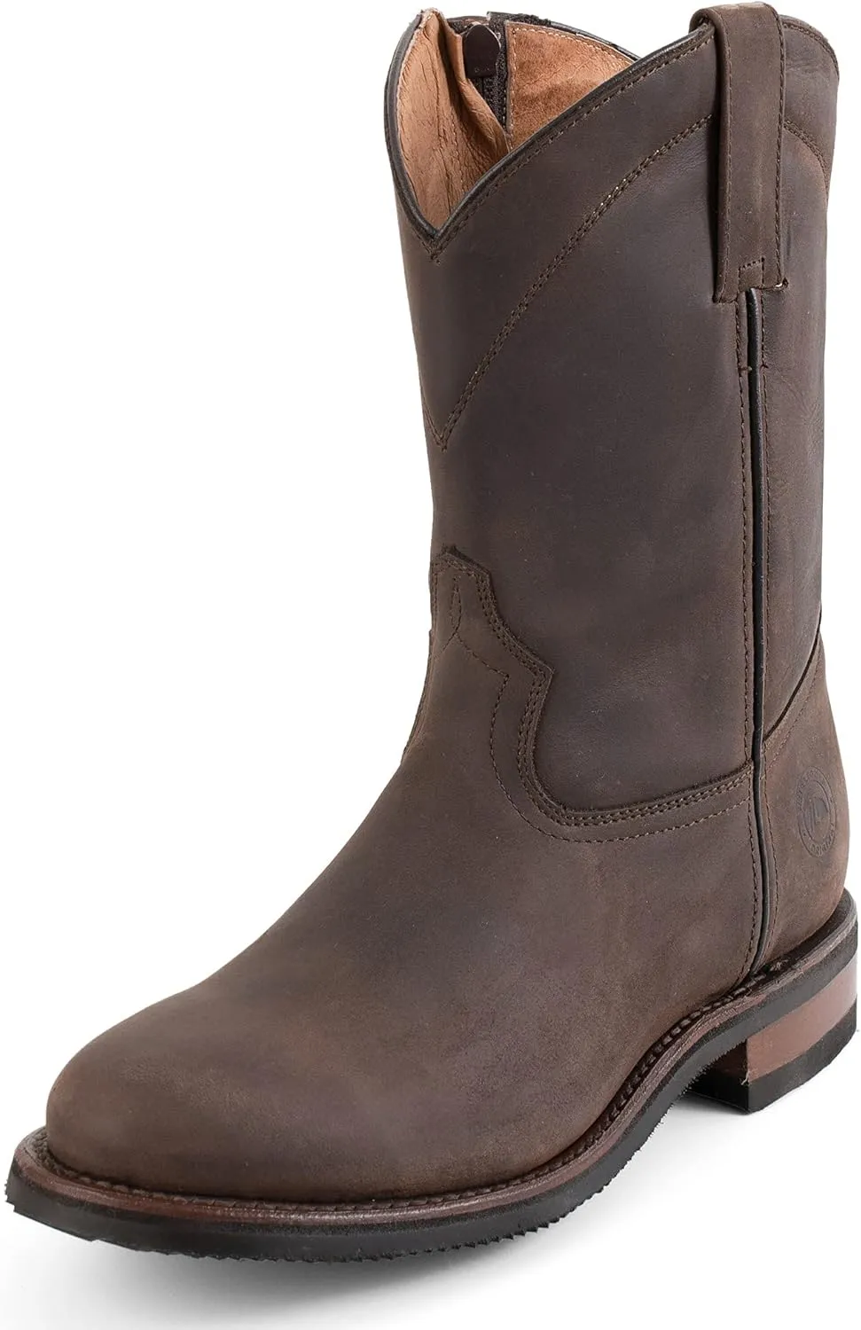 Men's Leather Zip Roper Boot Style 1677