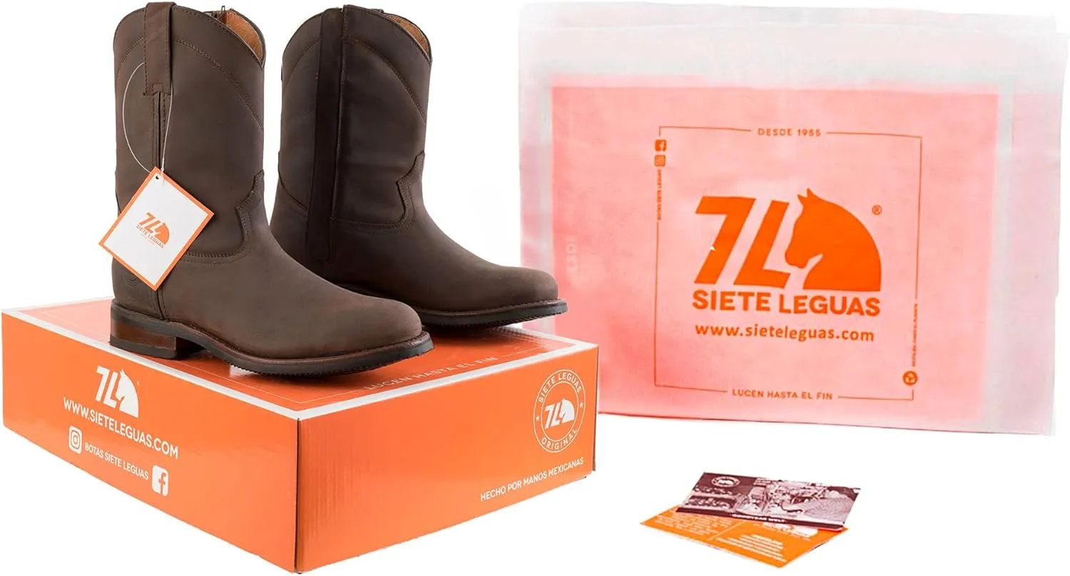 Men's Leather Zip Roper Boot Style 1677