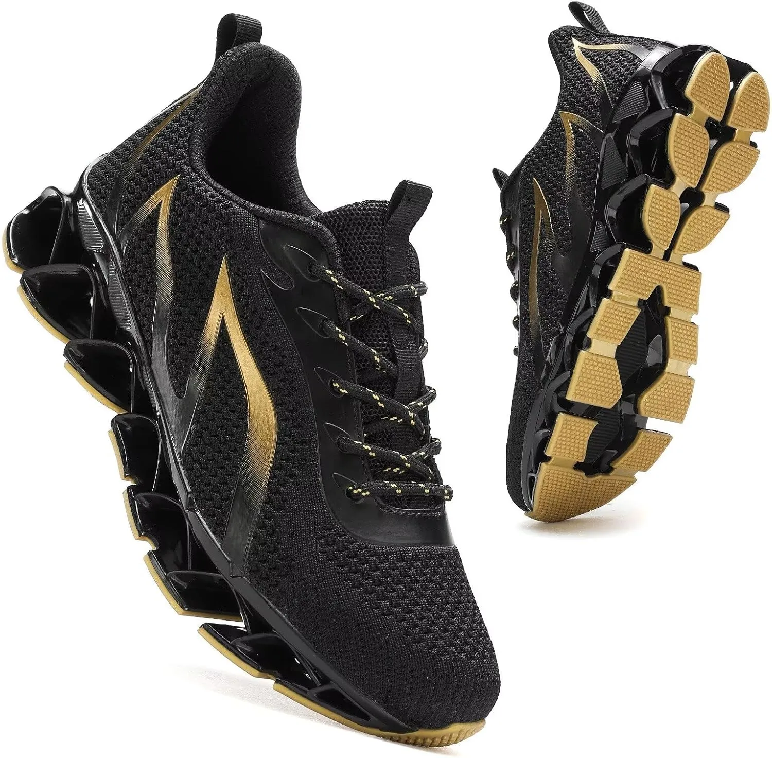 Mens Slip on Running Walking Shoes Blade Tennis Casual Fashion Sneakers Comfort Non Slip Work Sport Athletic Trainer