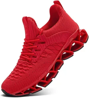 Mens Slip on Running Walking Shoes Blade Tennis Casual Fashion Sneakers Comfort Non Slip Work Sport Athletic Trainer