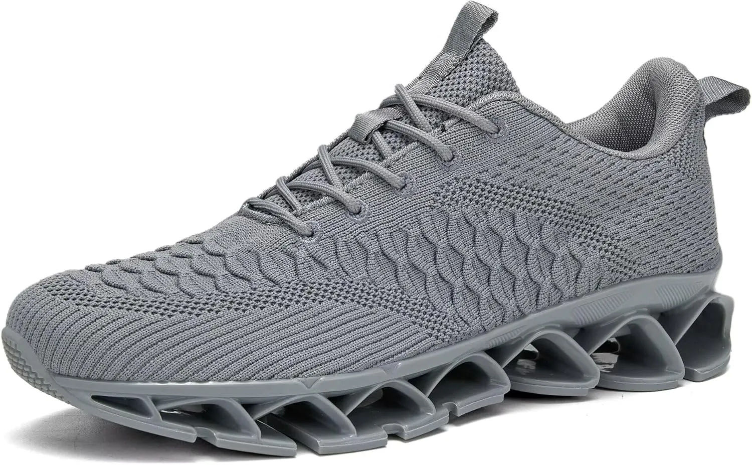 Men's Slip on Walking Running Shoes Blade Tennis Casual Fashion Sneakers Comfort Non Slip Work Sport Athletic Trainer