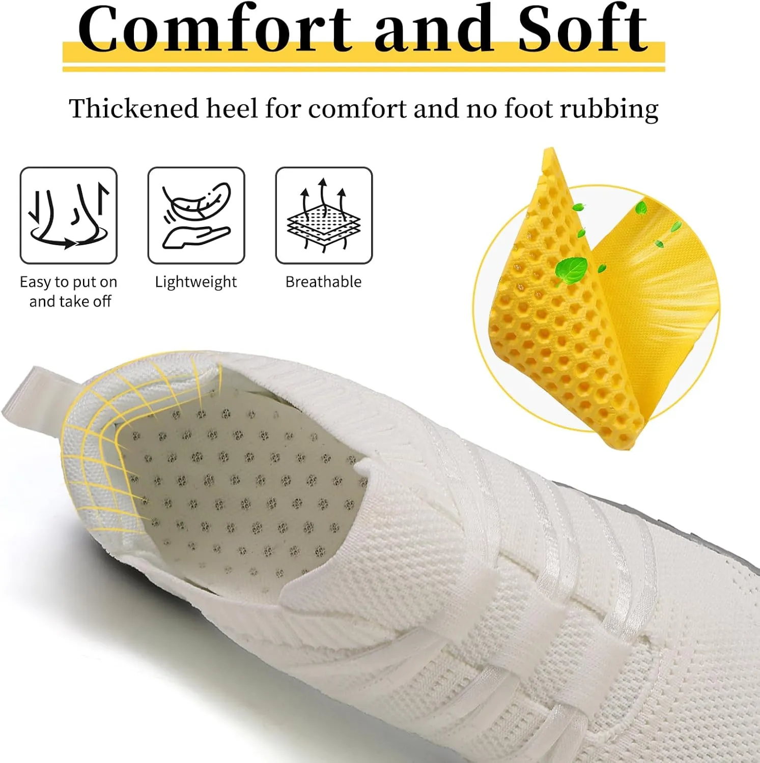 Mens Womens Barefoot Shoes Slip On Water Shoes with Wide Toe Box Zero Drop Design Minimalist Footwear ldeal for Walking Hiking and Grounding Activities